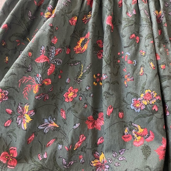 Hill House Ellie Nap Dress in Fleur Chintz Green - Picture 7 of 8